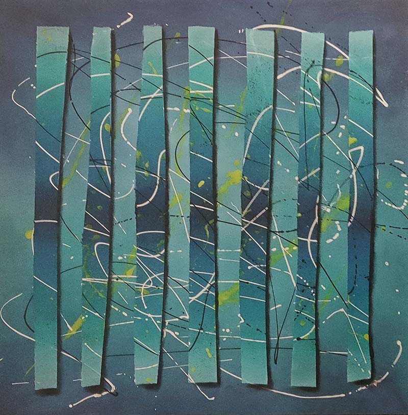 Illusione - Acrilico su tela 80 x 80