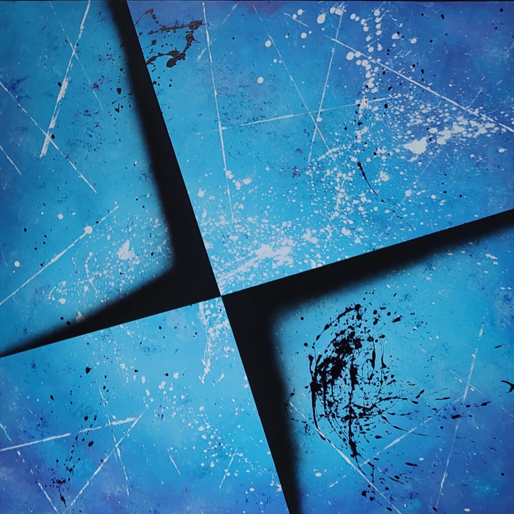 Viene rappresentato il quadro selezionato dall'artista in concorso al SaturARTE 2023, vincitore del premio SATURA